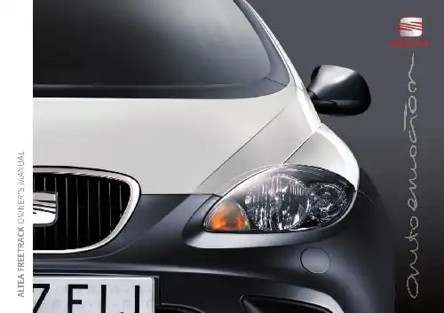 Seat Altea Freetrack 2010 MY. Owner&#39;s Manual