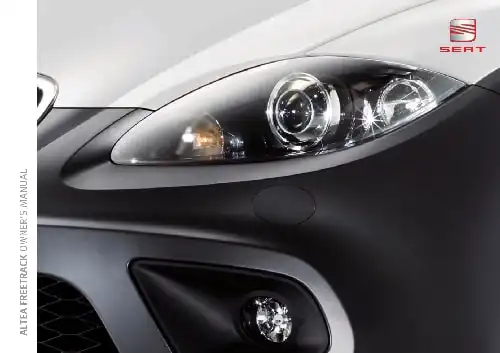 Seat Altea Freetrack 2011 MY. Owner&#39;s Manual