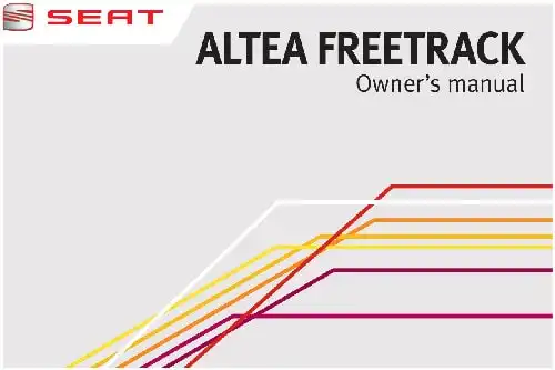 Seat Altea Freetrack 2012 MY. Owner&#39;s Manual
