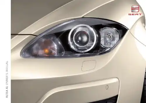 Seat Altea XL 2011 MY. Owner&#39;s Manual