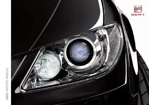 Seat Exeo 2011 MY. Owner&#39;s Manual