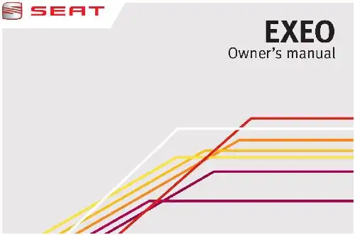 Seat Exeo 2012 MY. Owner&#39;s Manual