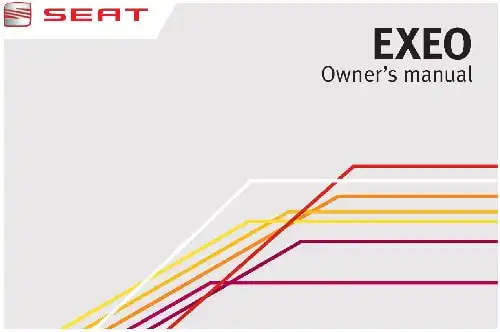 Seat Exeo 2013 MY. Owner&#39;s Manual
