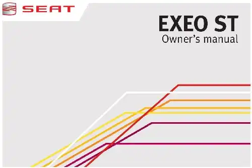 Seat Exeo ST 2013 MY. Owner&#39;s Manual
