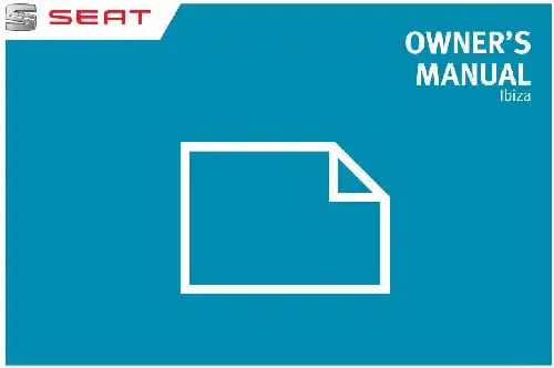 Seat Ibiza SC 2015 MY. Owner&#39;s Manual
