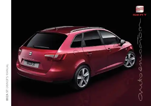 Seat Ibiza ST 2010 MY. Owner&#39;s Manual