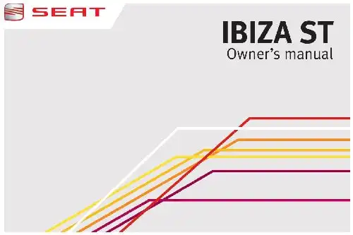 Seat Ibiza ST 2012 MY. Owner&#39;s Manual