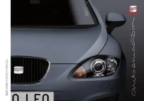 Seat Leon 5D 2008 MY. Owner&#39;s Manual