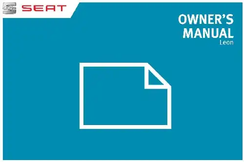 Seat Leon 5D 2017 MY. Owner&#39;s Manual