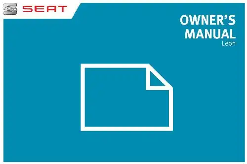 Seat Leon SC 2013 MY. Owner&#39;s Manual