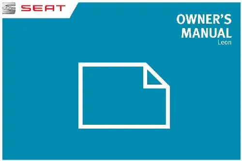 Seat Leon SC 2016 MY. Owner&#39;s Manual