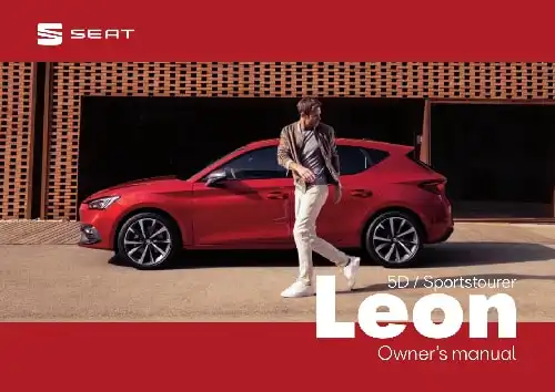 Seat Leon Sportstourer 2020 MY. Owner&#39;s Manual