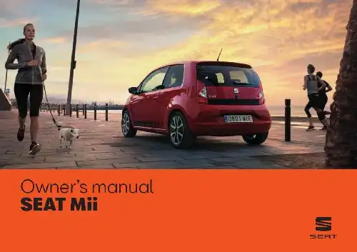 Seat Mii 2018 MY. Owner&#39;s Manual
