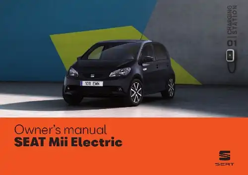 Seat Mii electric 2019 MY. Owner&#39;s Manual