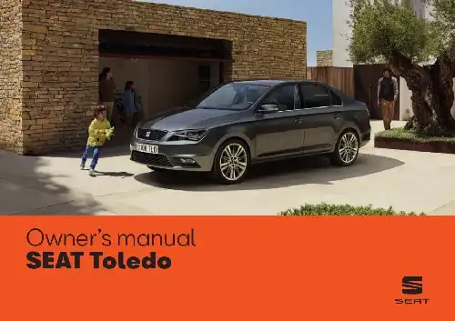 Seat Toledo 2018 MY. Owner&#39;s Manual