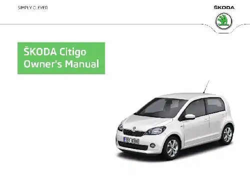 Skoda Citigo 2014 MY. Owner&#39;s Manual