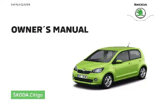 Skoda Citigo 2015 MY. Owner&#39;s Manual