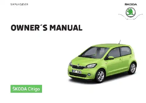 Skoda Citigo 2016 MY. Owner&#39;s Manual