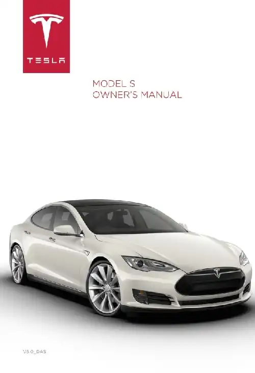 Tesla Model S 2016 MY. Owner&#39;s Manual