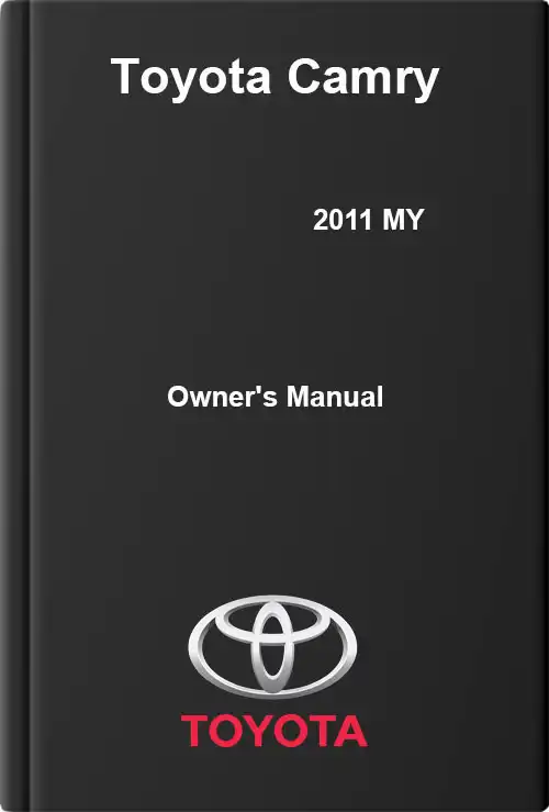Toyota Camry 2011 MY. Owner&#39;s Manual
