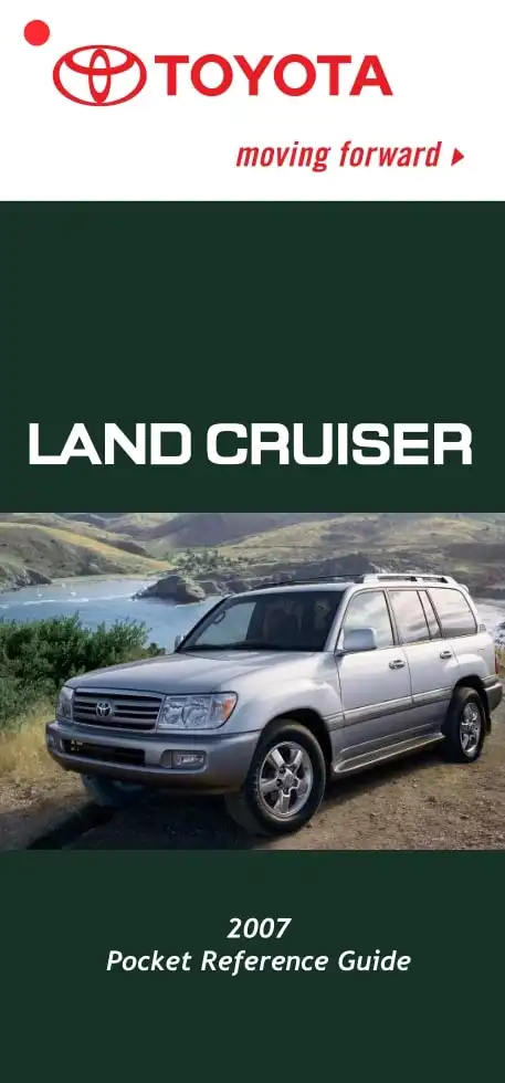 Toyota Land Cruiser 2007 MY. Pocket Reference Guide