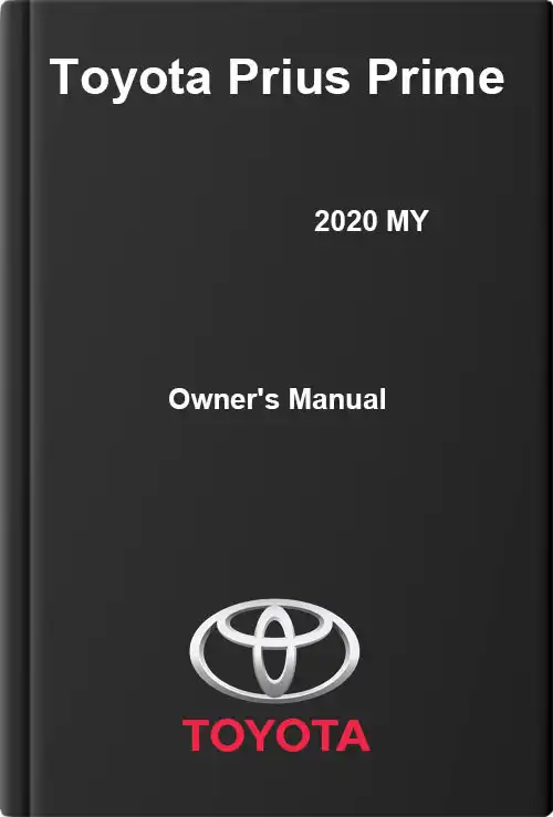 Toyota Prius Prime 2020 MY. Owner&#39;s Manual