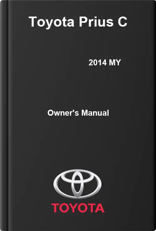 Toyota Prius З 2014 MY. Owner&#39;s Manual