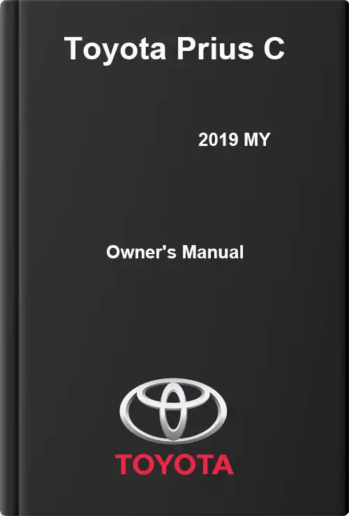 Toyota Prius З 2019 MY. Owner&#39;s Manual