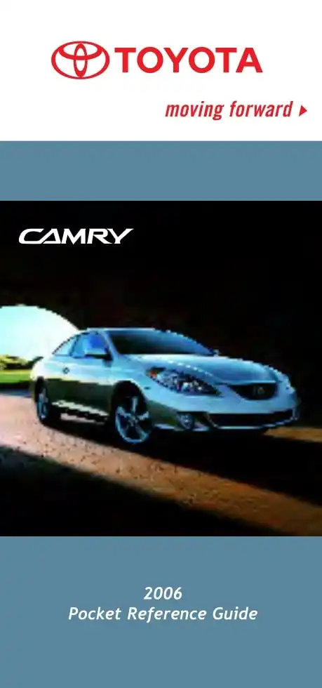 Toyota Solara 2006 MY. Pocket Reference Guide