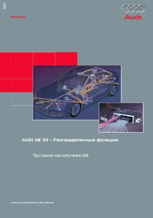 Audi A8 2003 року. Програма самонавчання 288. Розподілені функції