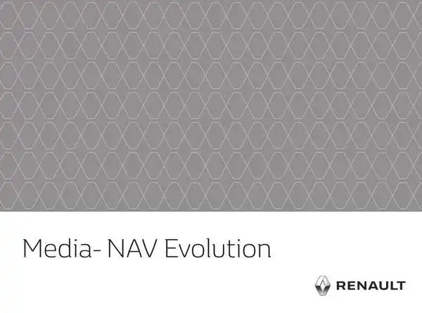 Renault Logan. Інструкція до системи Media-Nav