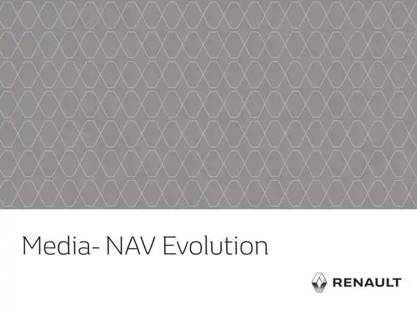 Renault Kaptur. Інструкція до системи Media-Nav