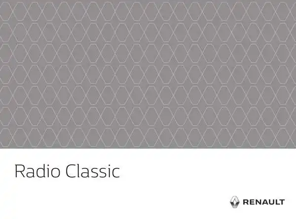 Renault Kaptur. Інструкція до Radio Classic