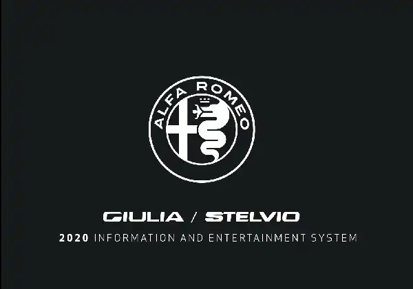 Alfa Romeo Giulia 2020 MY. Information and Entertainment System