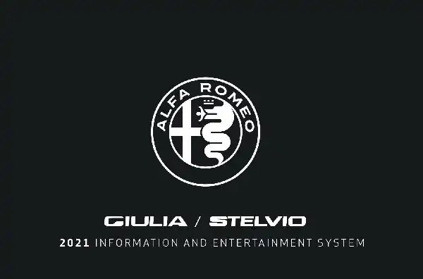 Alfa Romeo Giulia 2021 MY. Information and Entertainment System