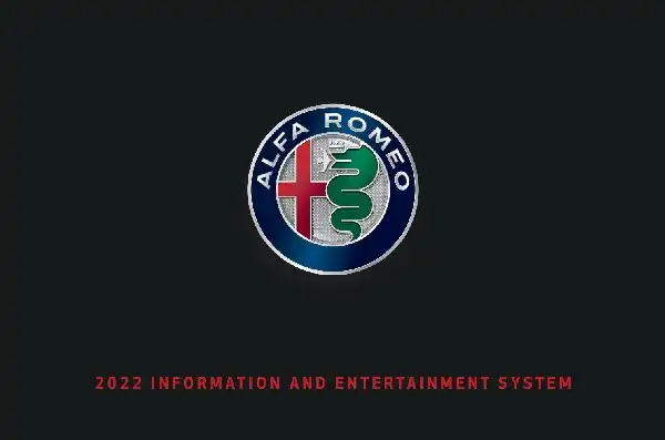 Alfa Romeo Giulia 2022 MY. Information and Entertainment System