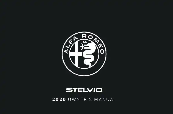 Alfa Romeo Stelvio 2020 MY. Owner&#39;s Manual