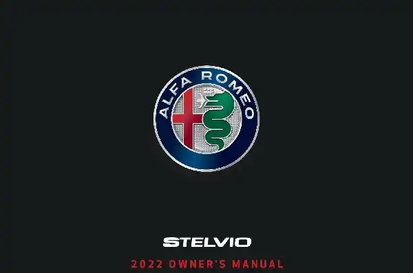 Alfa Romeo Stelvio 2022 MY. Owner&#39;s Manual