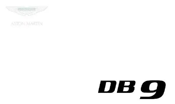 Aston Martin DB9 2014 MY. Owner Guide