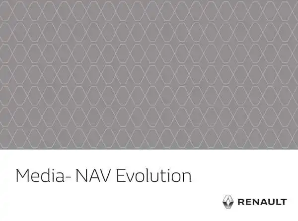 Renault Duster. Інструкція до системи Media-Nav 4.0