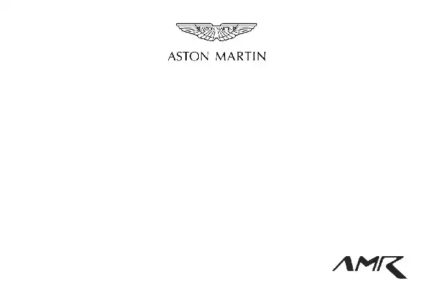 Aston Martin Rapide AMR 2019 MY. Owner Guide