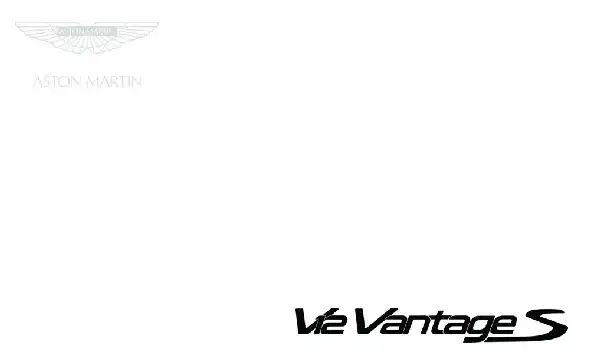 Aston Martin V12 Vantage S 2016 MY. Owner Guide