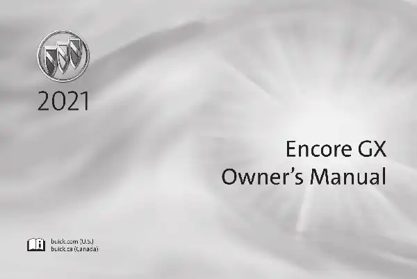 Buick Encore GX 2021 MY. Owner Manual