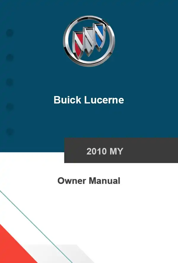 Buick Lucerne 2010 MY. Owner Manual