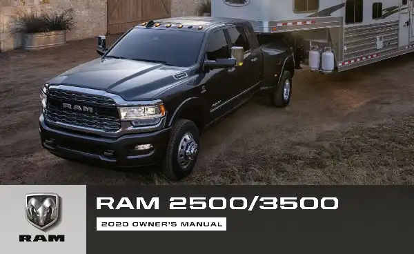 Dodge Ram 2500 2020 MY. Owner&#39;s Manual