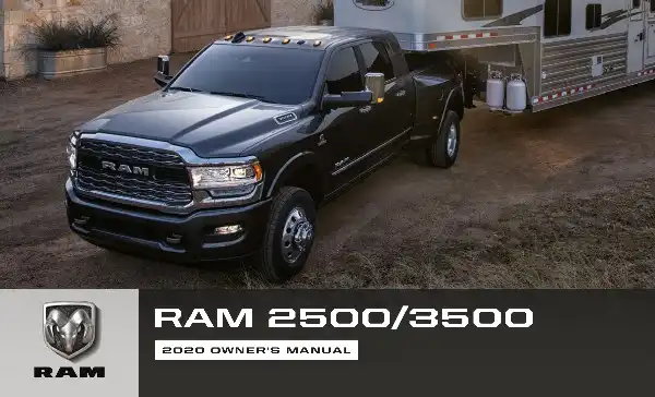 Dodge Ram 3500 2020 MY. Owner&#39;s Manual