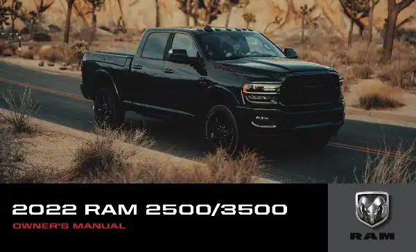 Dodge Ram 3500 2022 MY. Owner&#39;s Manual
