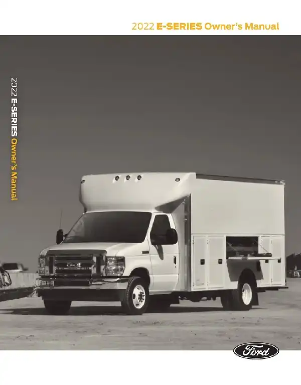 Ford E-350 2022 MY. Owner&#39;s Manual