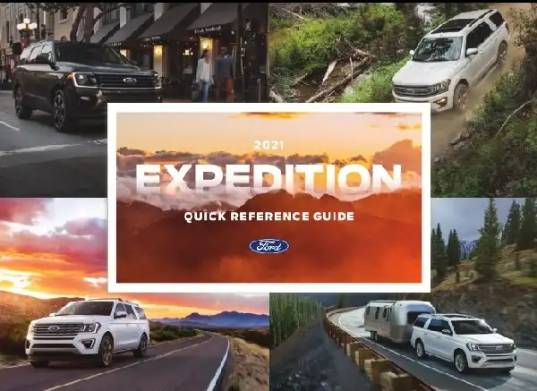 Ford Expedition 2021 MY. Quick Reference Guide