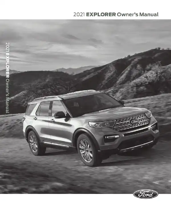 Ford Explorer 2021 MY. Owner&#39;s Manual